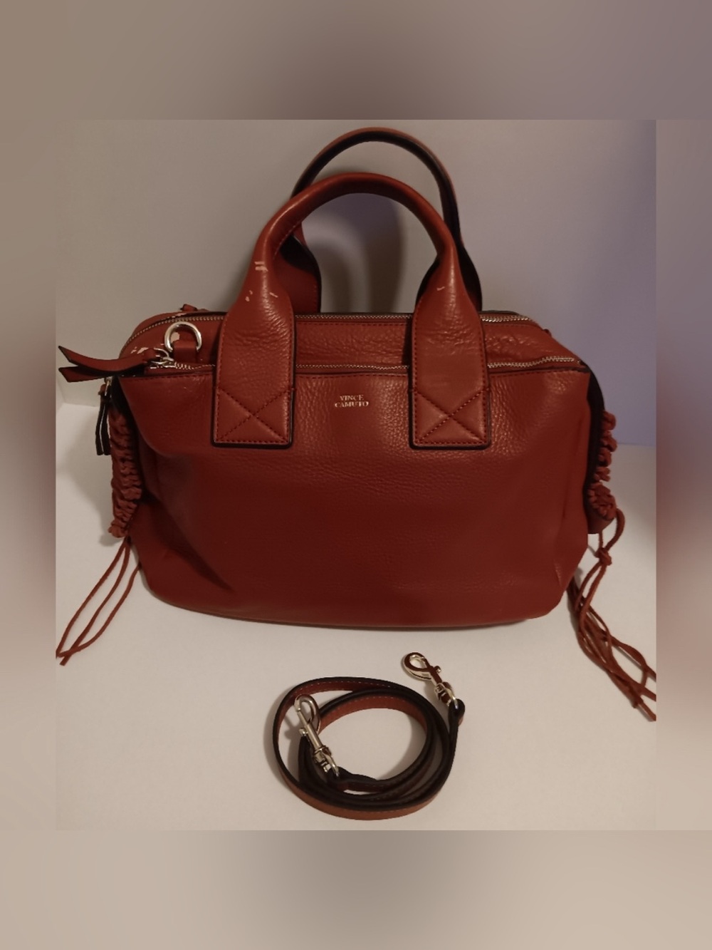 Vince Camuto Red Shoulder Bag